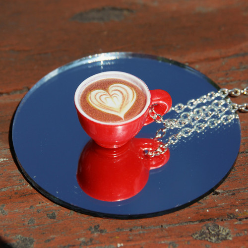 Srdíčkové cafe latte — foto 2