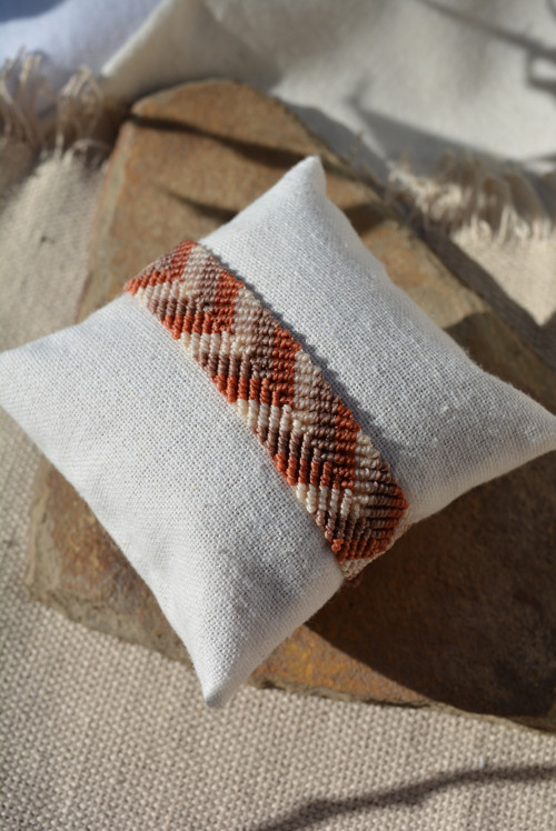 Širší macramé náramek - indian IV. — foto 2