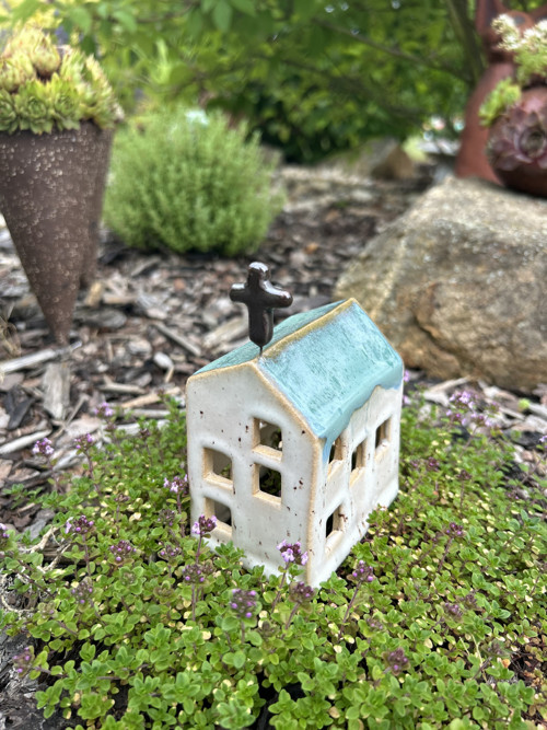 Keramický domeček 11x13cm — foto 2