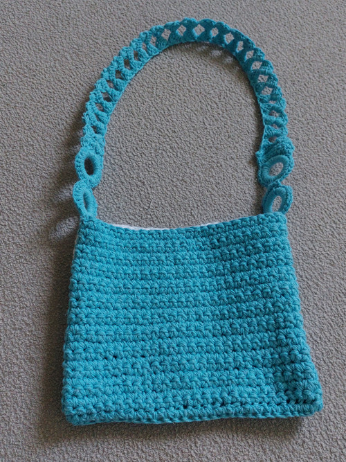 Modro-bílá kabelka — foto 3