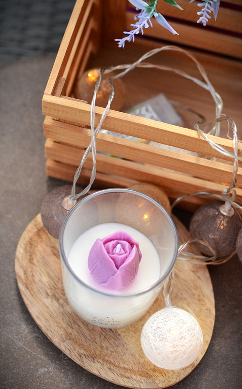 Tulipánová sójová svíčka — foto 4