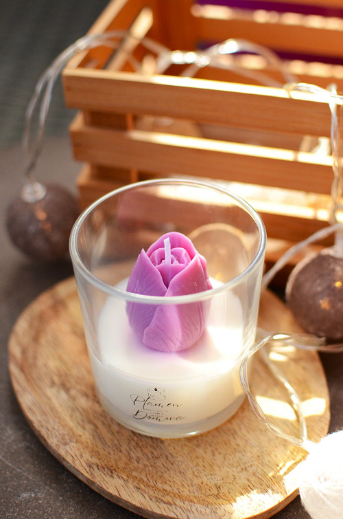 Tulipánová sójová svíčka — foto 6