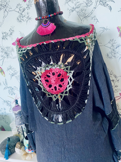 Boho hippie tunika — foto 2