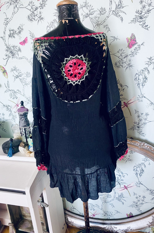 Boho hippie tunika — foto 4