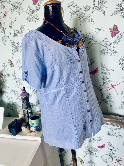 Halenka blue jeans — foto 3