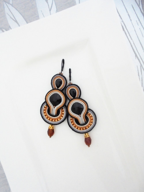Soutache náušnice — foto 2