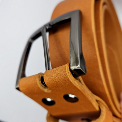 Opasek pánský Cognac/grey — foto 2