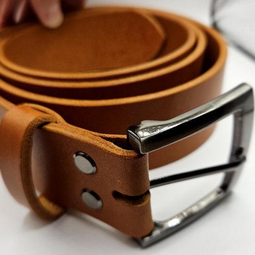 Opasek pánský Cognac/grey — foto 3