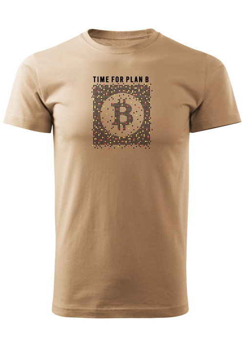 Pánské tričko "Time for plan B - Bitcoin" — foto 4