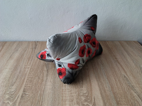3D polštář "kost" vlčí máky — foto 2