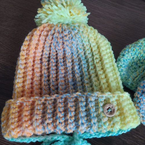 Čepička a rukavičky handmade pro miminko — foto 3
