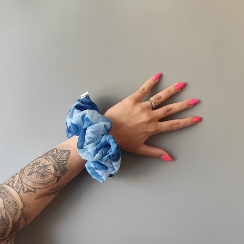 Scrunchie gumička Nebeská XXL — foto 2
