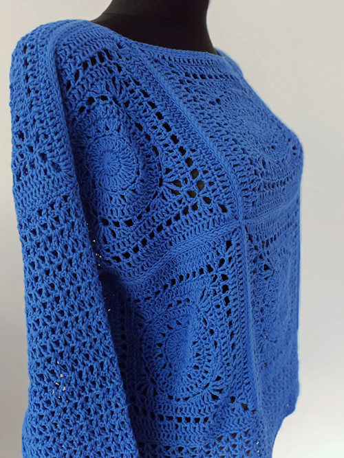 Svetr blue cobalt — foto 3