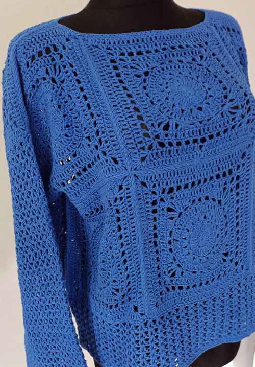 Svetr blue cobalt — foto 5