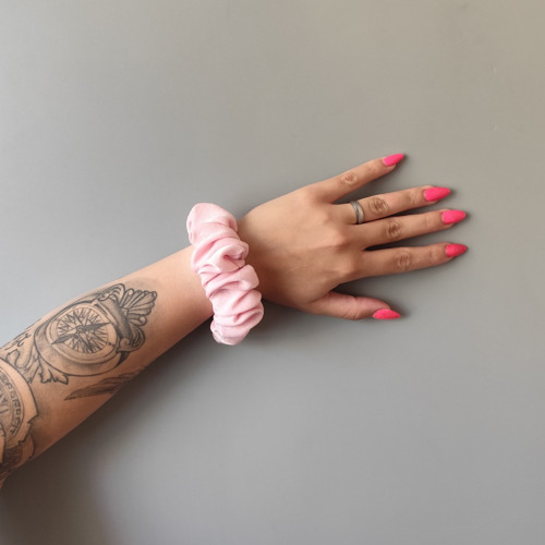 Scrunchie gumička růžová L — foto 2