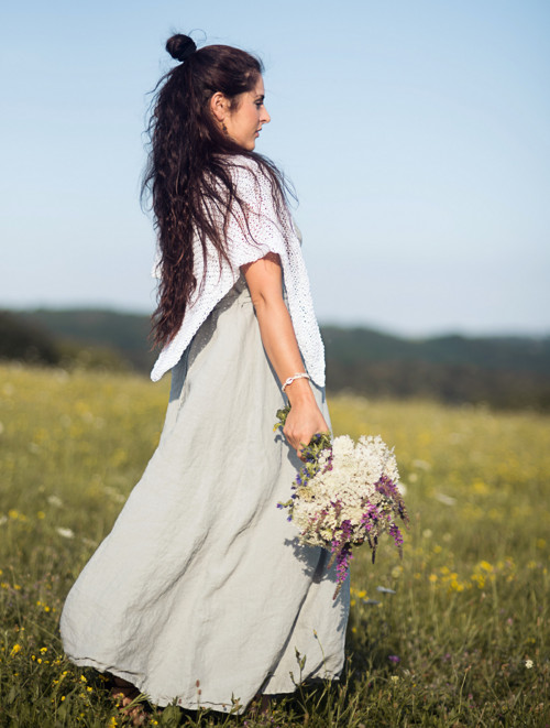Pléd Elizabeth Bennet -Bílý — foto 3