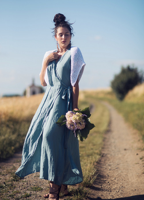 Pléd Elizabeth Bennet -Bílý — foto 4