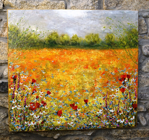 Přede žněmi........100x110cm — foto 2