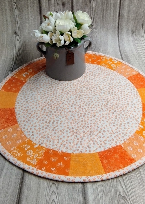Patchworková dečka Orange 42 cm — foto 3