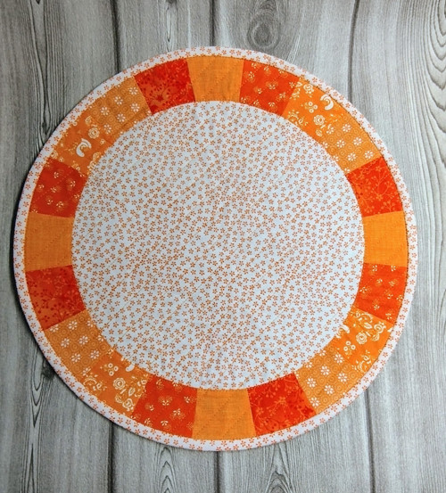 Patchworková dečka Orange 42 cm — foto 2