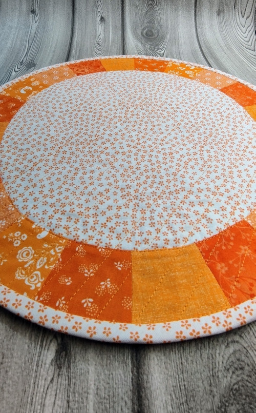 Patchworková dečka Orange 42 cm — foto 5