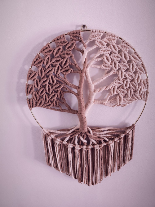 Strom života macrame — foto 5