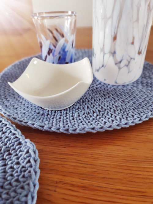 Set háčkované prostírání větší +menší — foto 2