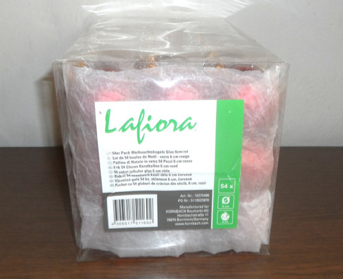 45x skleněné vánoční OZDOBY • Lafiora — foto 4
