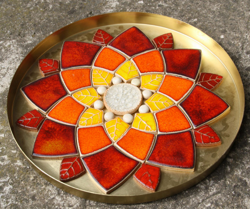 Mandala z keramických komponentů 128 — foto 2