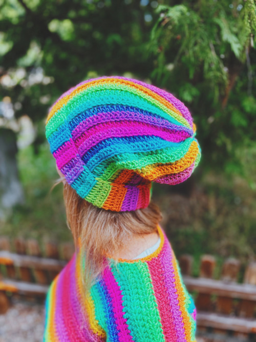 Ombré chunky čepka SKLADEM — foto 2