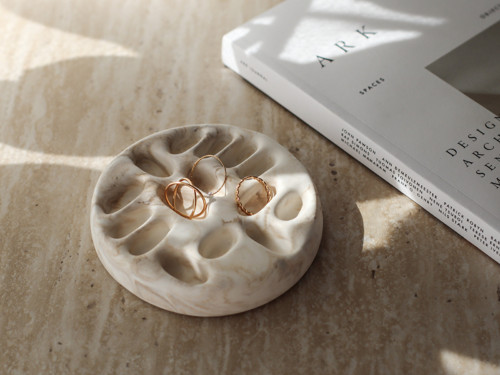 Tácek na šperky Gold coaster - Marble — foto 2
