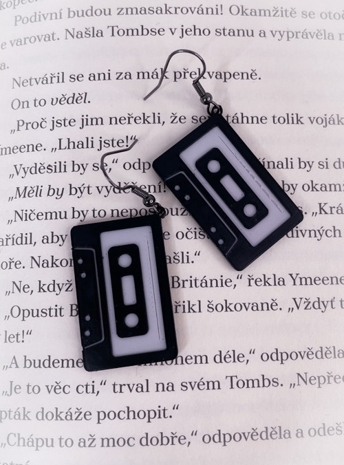 Náušnice kazety — foto 3