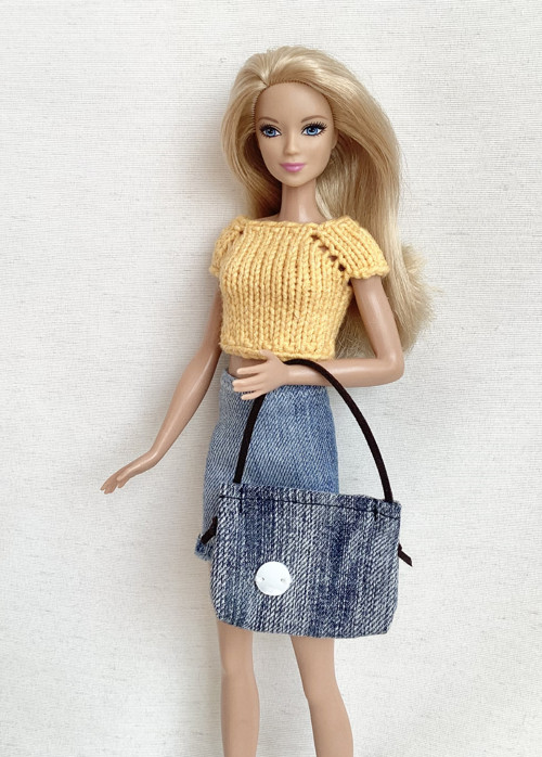 Džínová kabela pro Barbie — foto 3