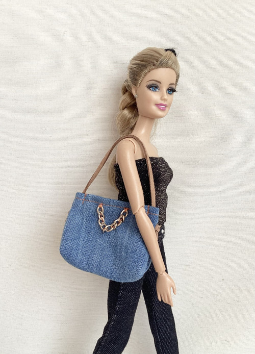 Džínová kabela pro Barbie — foto 3
