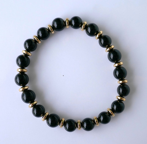 Náramek s obsidiánem (64) — foto 2