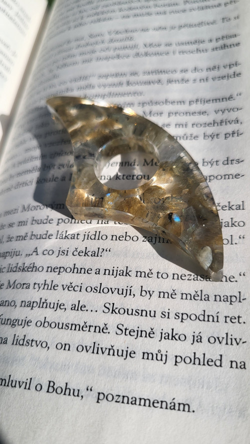 Držák stránek labradorit — foto 4