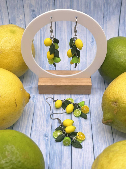 Náušnice citrony a limety — foto 5