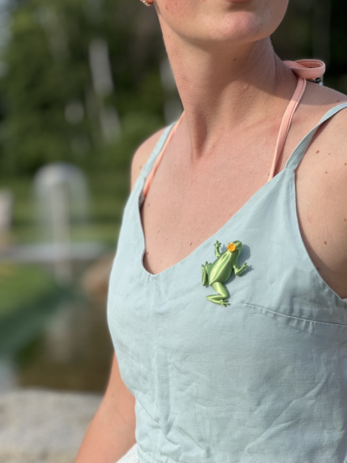 Žába korunka pearl green — foto 6