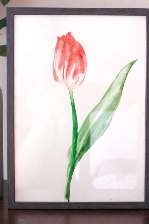 Originální malba "Tulipán" — foto 2