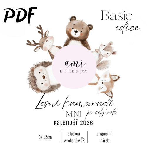 PDF mini kalendář 2026 + STOJÁNEK - BASIC EDICE — foto 2