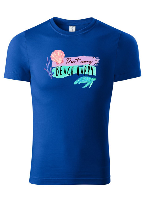 Dětské tričko "Don't Worry Beach Happy & Turtle" — foto 4