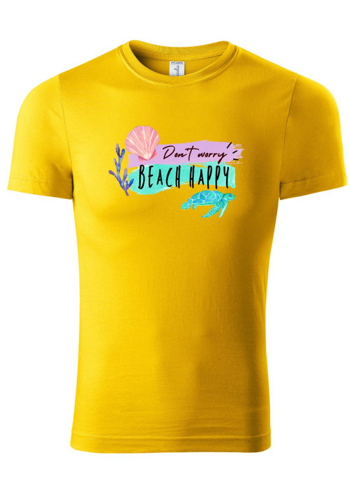 Dětské tričko "Don't Worry Beach Happy & Turtle" — foto 3