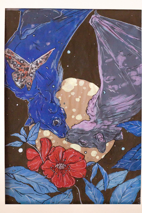 "Netopýří láska" - gouache — foto 3