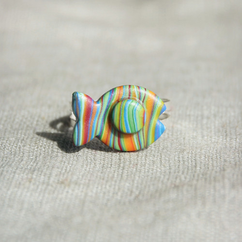 Rybka (fimo prstýnek) — foto 3