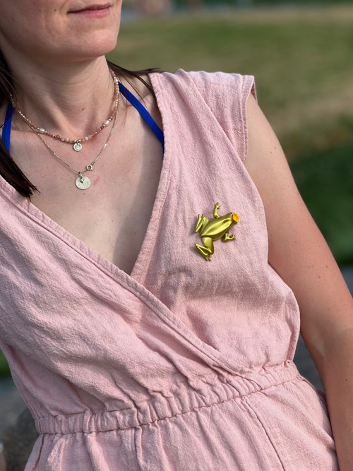 Žába korunka pearl gold — foto 2
