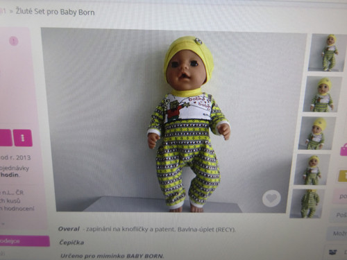 VÝPRODEJ-oblečky pro BB-43 cm — foto 2