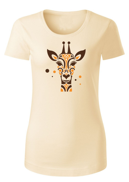 BIO BAVLNA - dám.triko "BOHO GIRAFFE" — foto 2