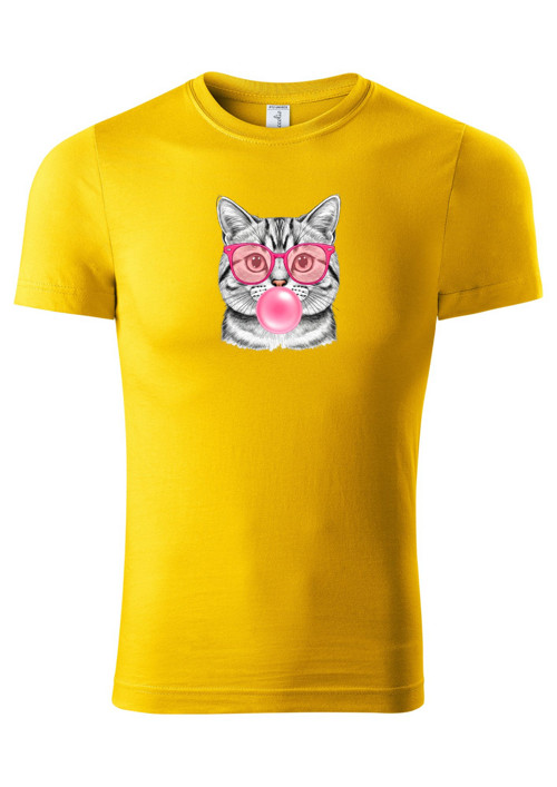Dětské tričko "Cat in pink glasses" — foto 4