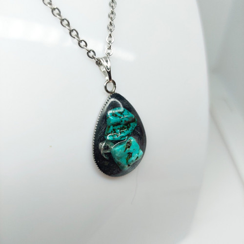 Orgonit přívěsek Turquoise tear /25148/ — foto 3