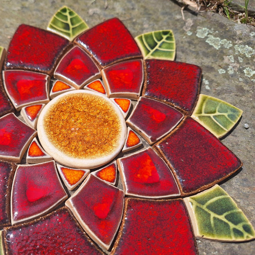 Mandala z keramických komponentů 130 — foto 2